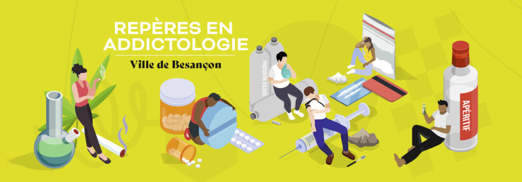 Visuel du guide en addictologie de la Ville de Besançon