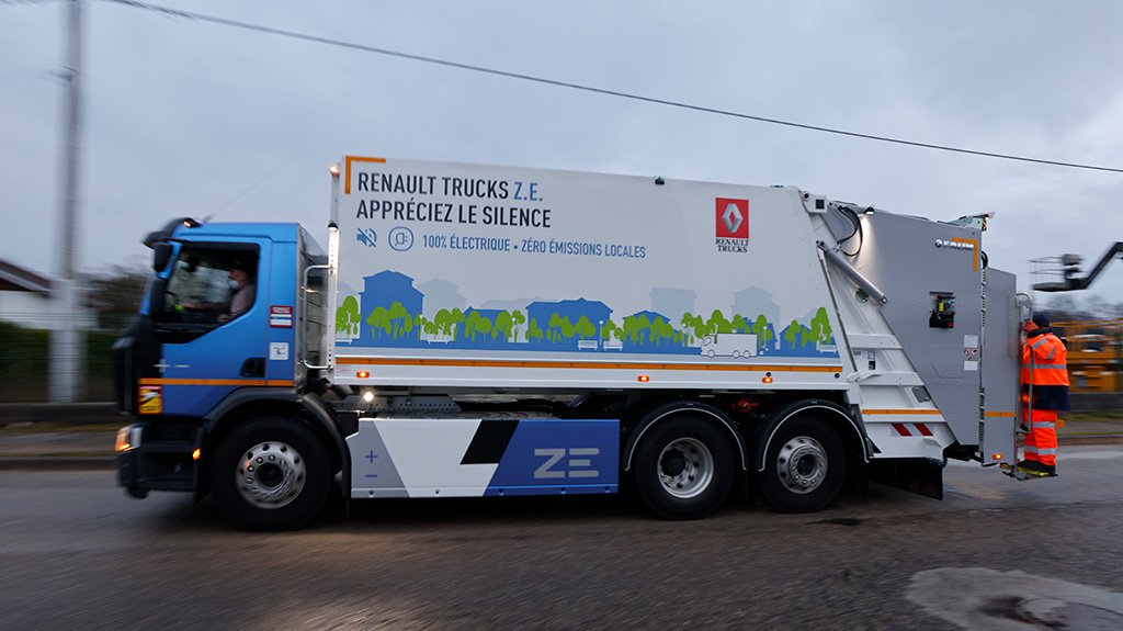 les camions benne passent à l'electrique